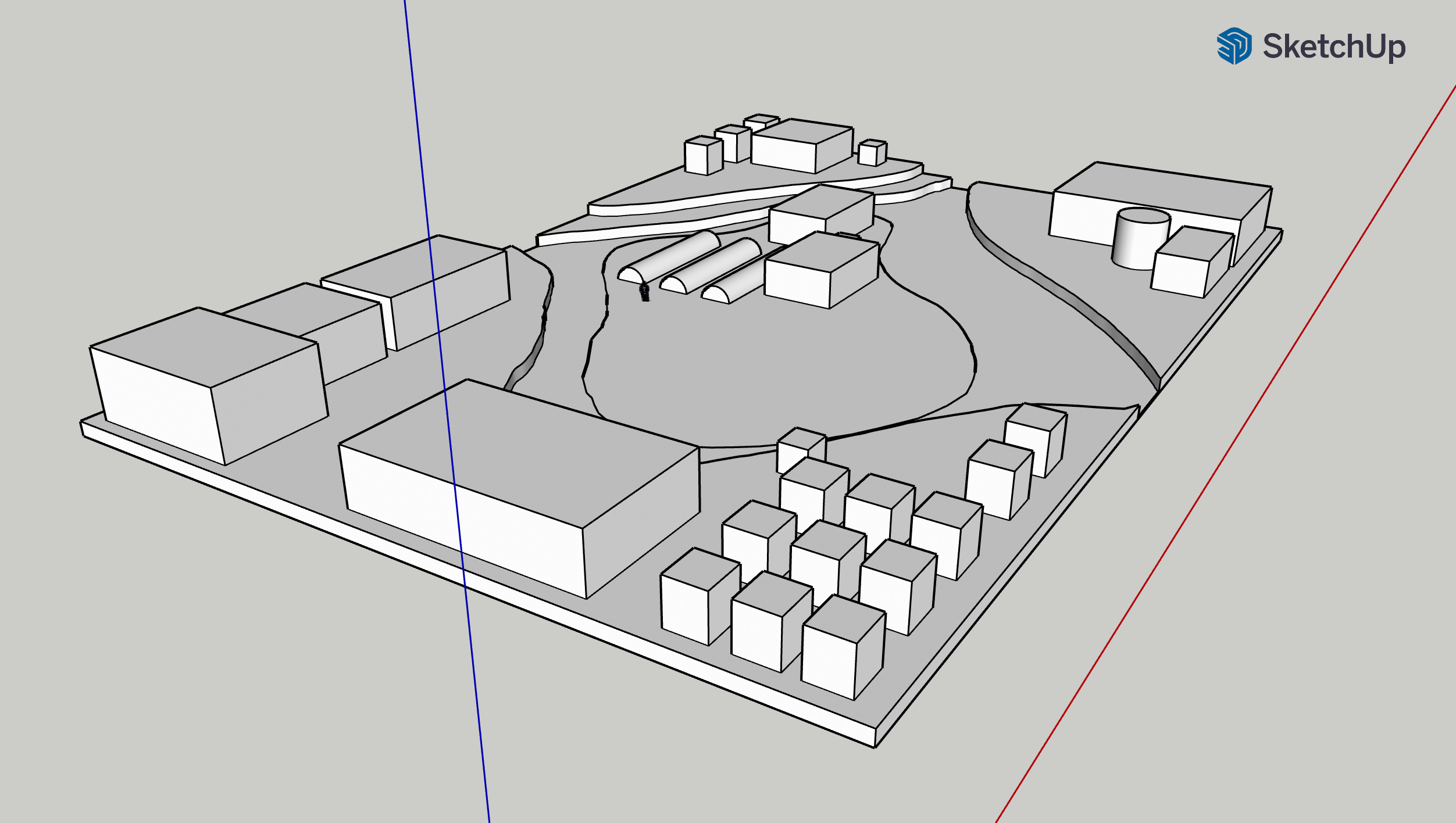 a greyscale model system diagram